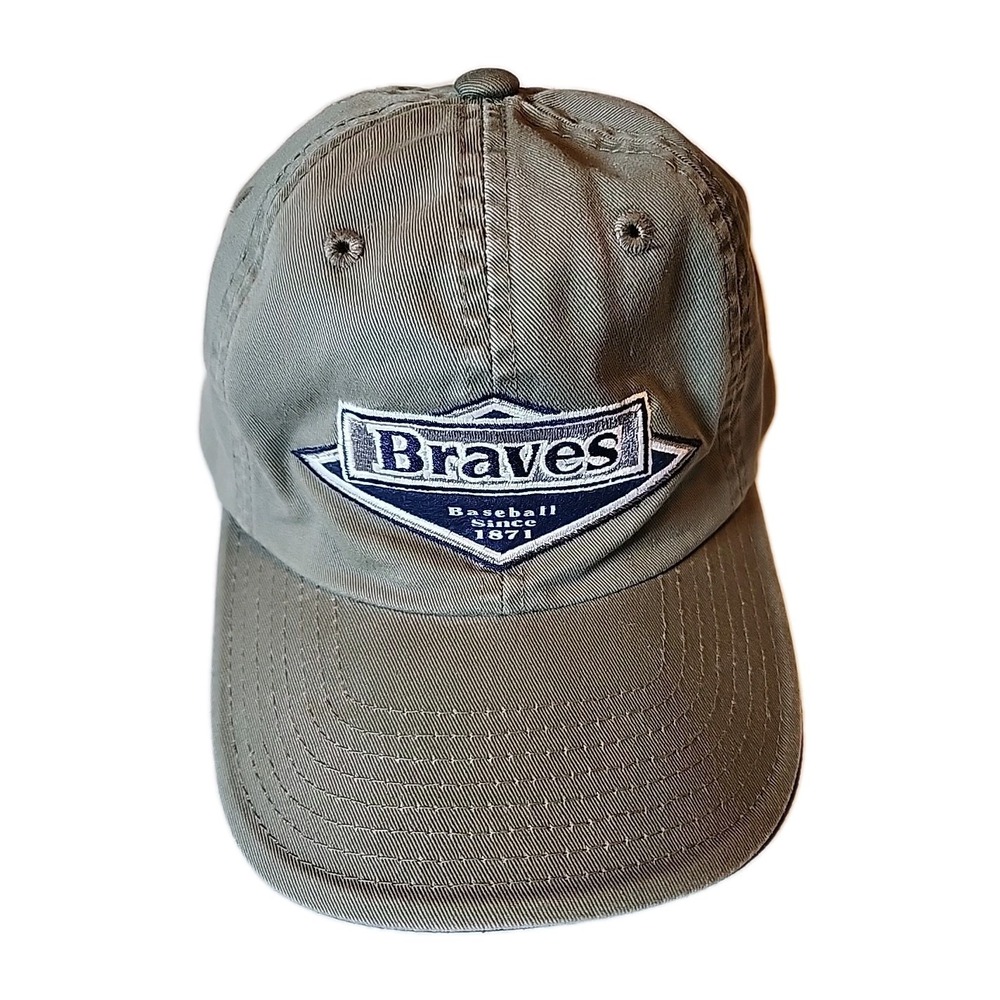 Vintage Atlanta Braves Baseball MLB SnapBack Cap American Needle 1918 EUC Retro